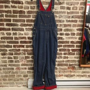 Vintage GAP flannel lined overalls